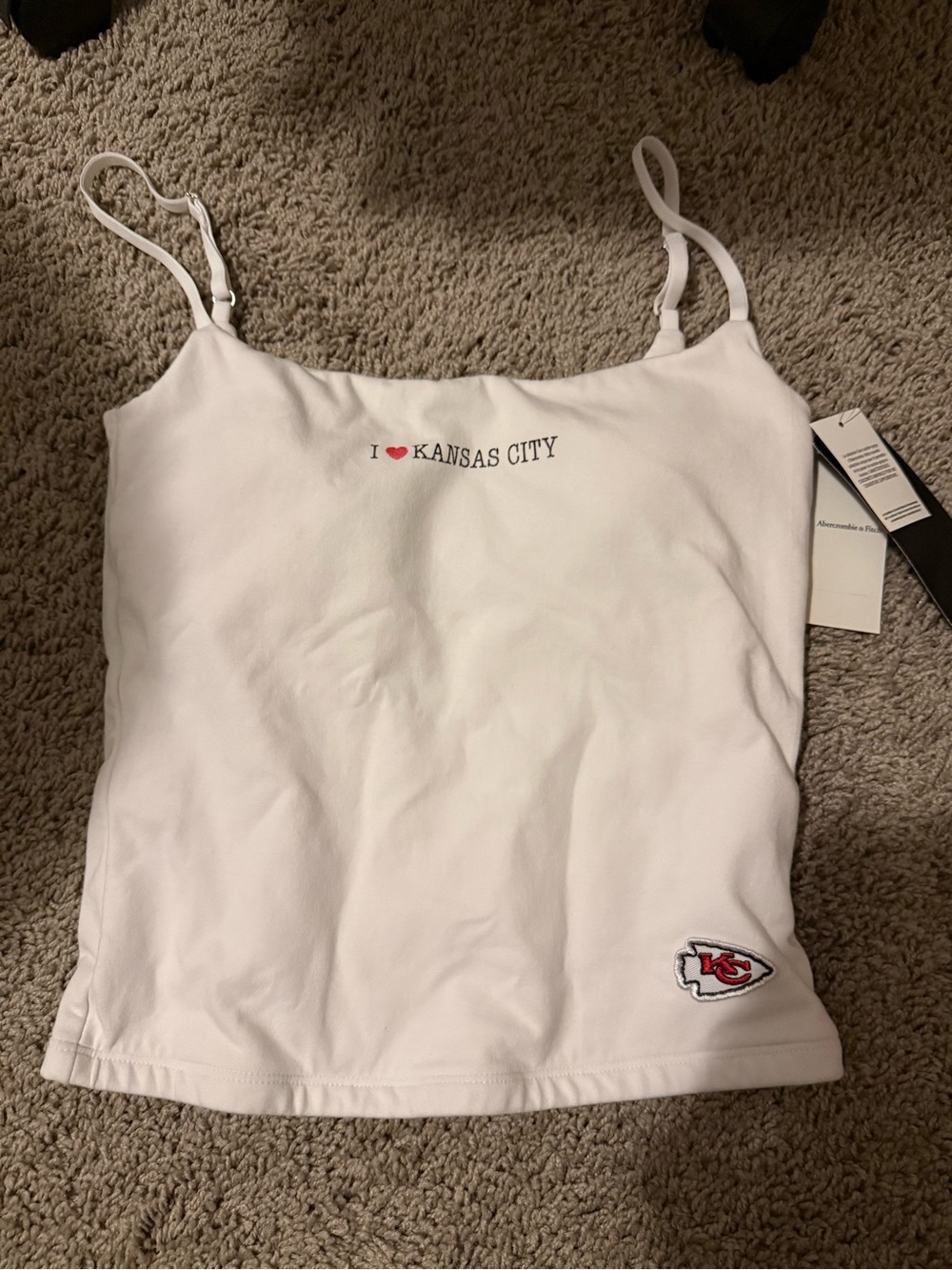 Abercrombie 90s bra free cami brand new Kansas City chiefs